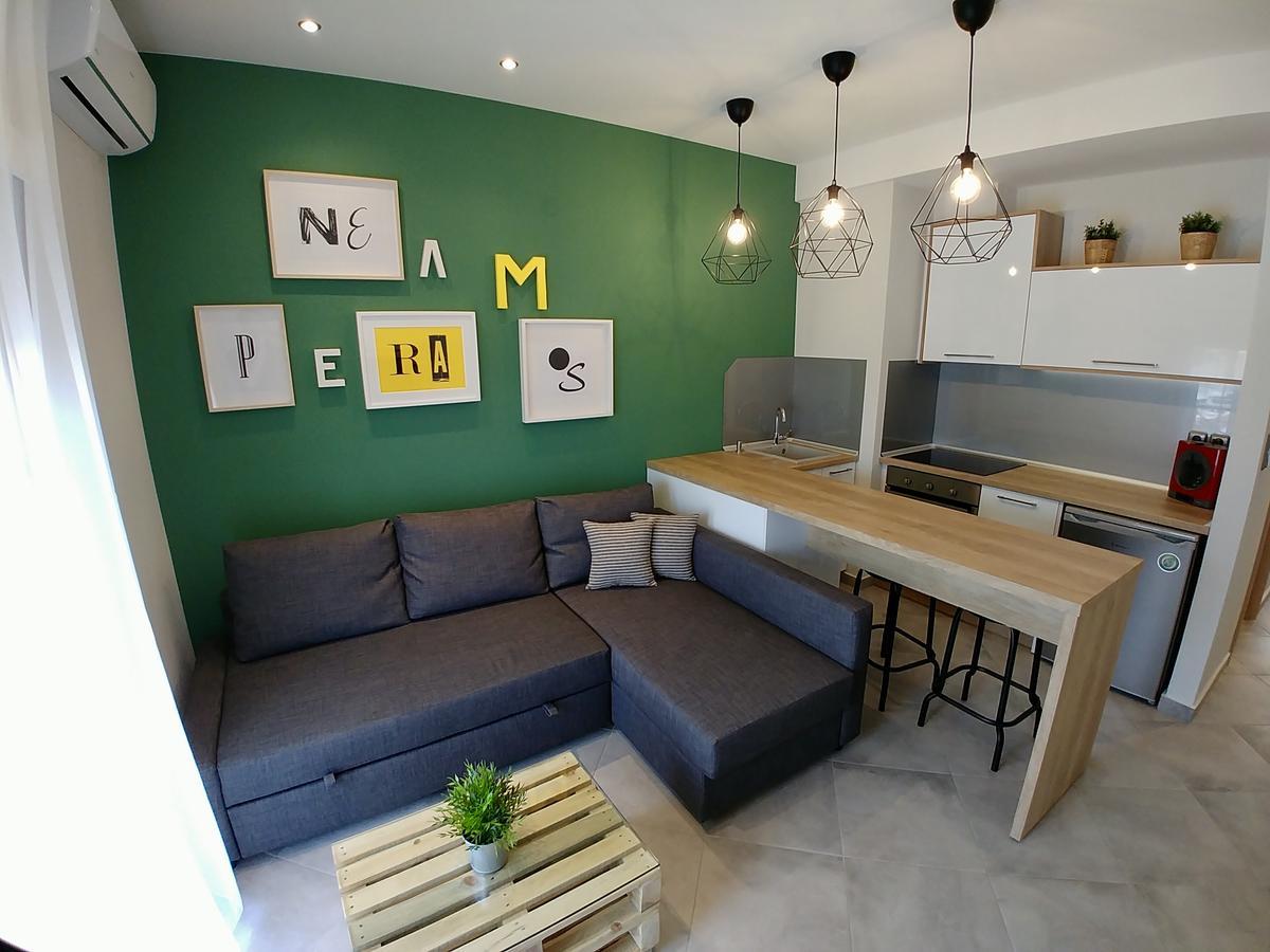 Ferienwohnung 48 Downtown Lofts Néa Péramos Exterior foto